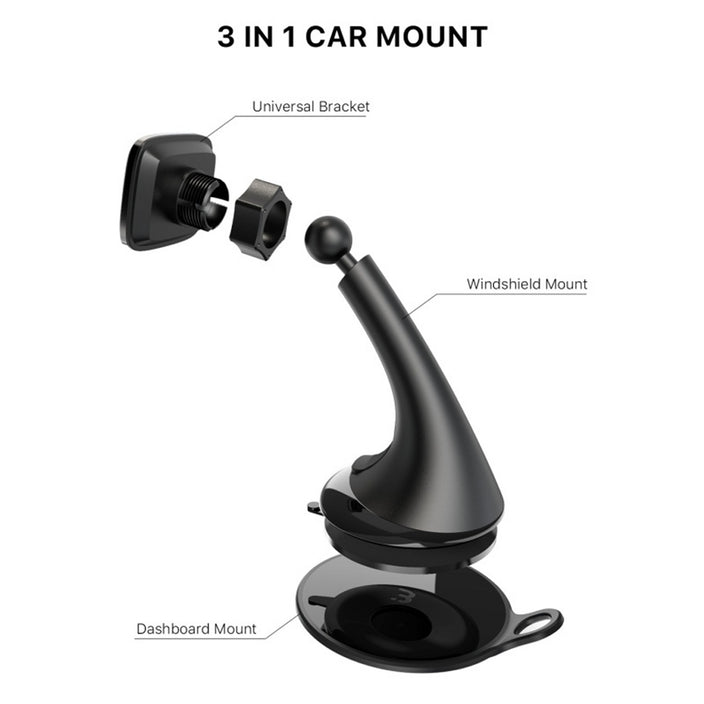 Universal Magnetic Windshield Mount